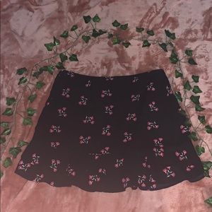 Urban Outfitters floral mini skirt